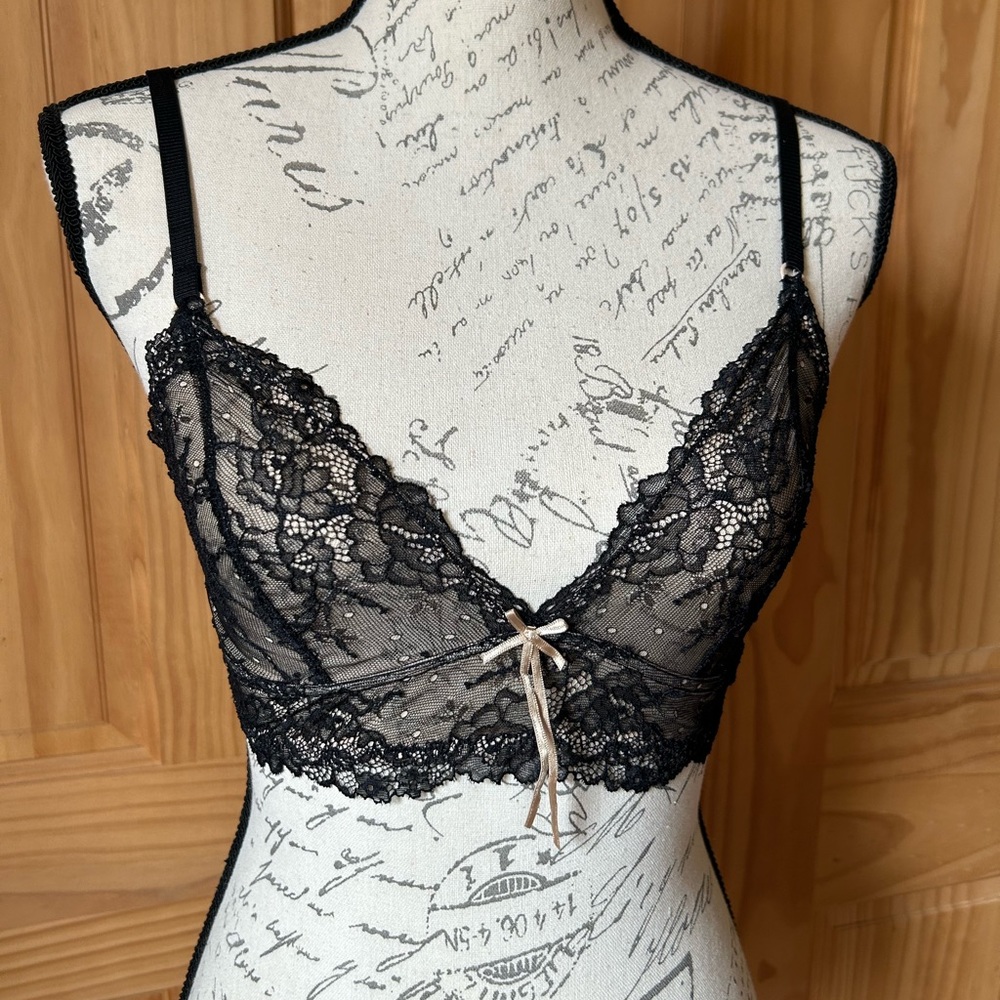 Heidi Klum Lacy Bralette Small